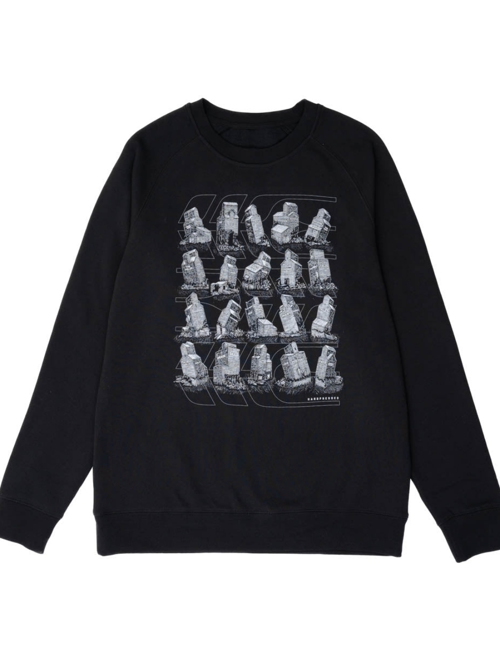 Hardpressed Beacons Crewneck | Black | Unisex Medium